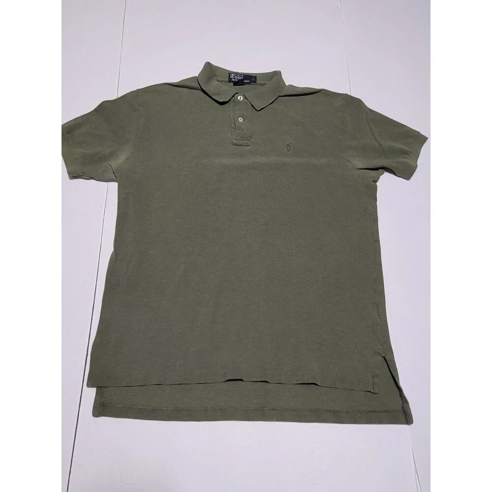 (#L3) Polo Ralph Lauren Short Sleeve Size Men's Large Green